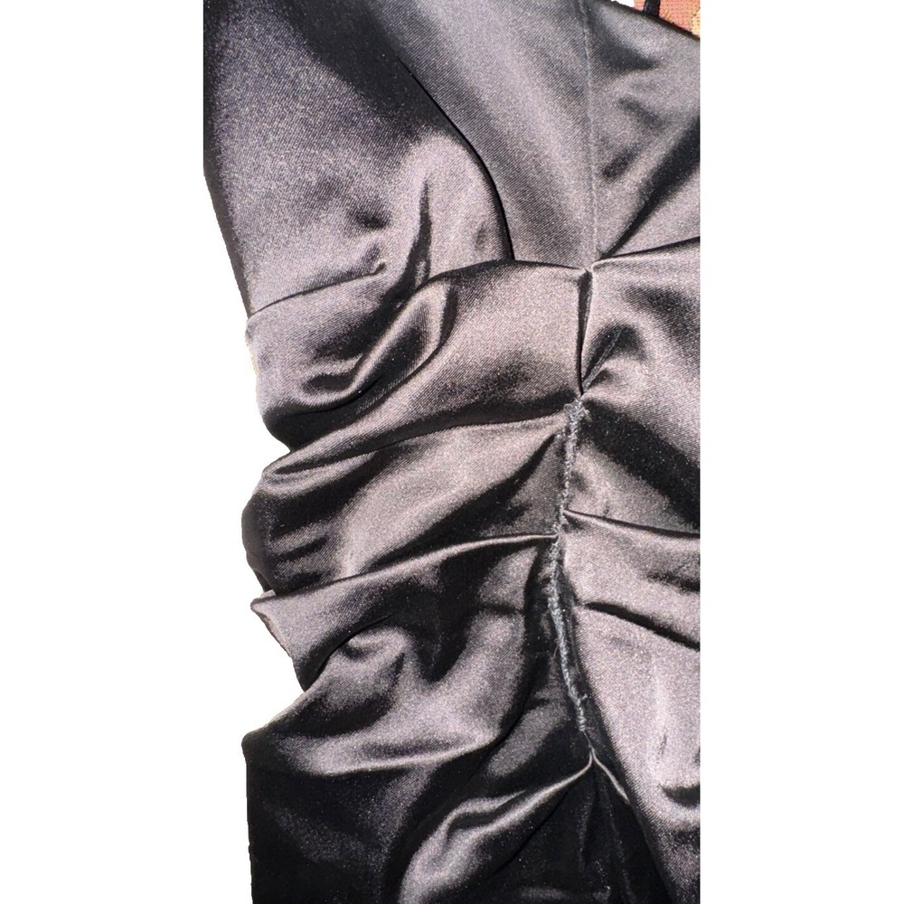 XScape Joanna Chen Satin Dress Rushed Sexy Hoco Cocktail Body Con Women's 8 - Picture 6 of 12